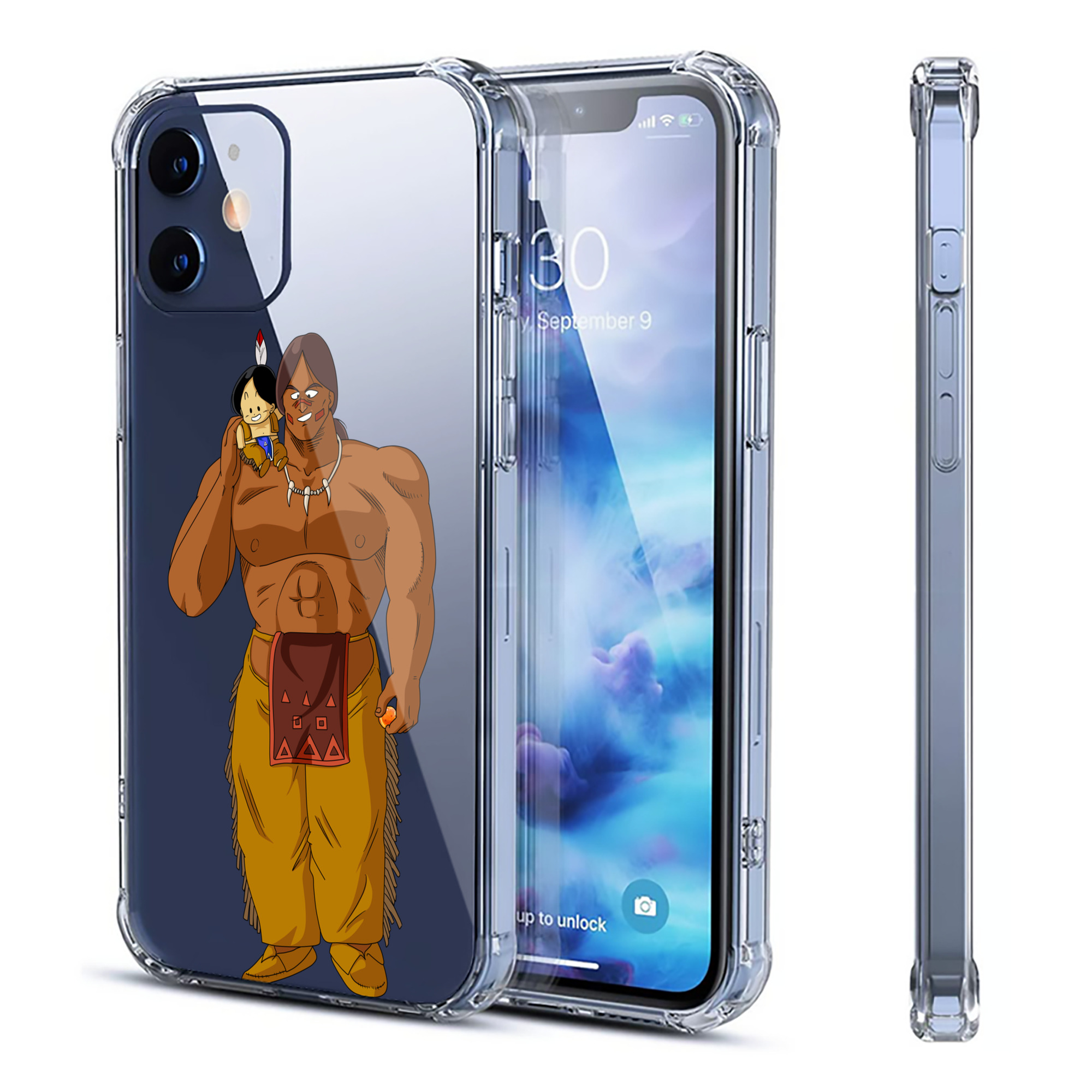 （画像用） ドラゴンボール DRAGON BALL 【iPhone 12シリーズ対応】透明スマホケース（クリアソフトケース）
